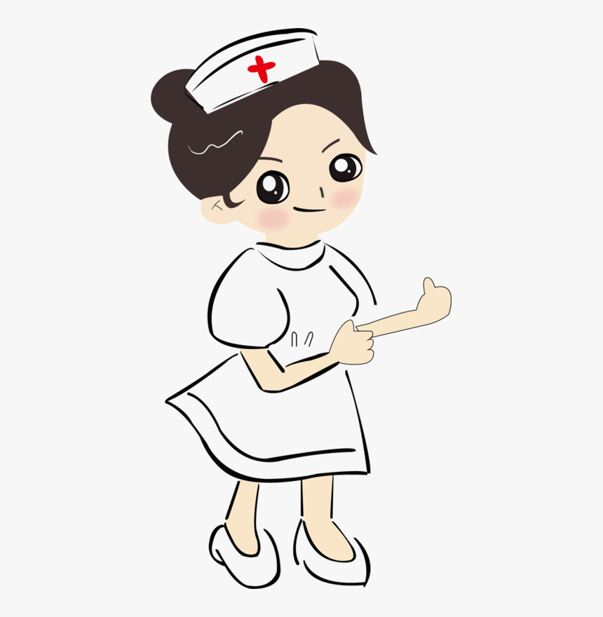 Vector Freeuse Library Bandaid Clipart Child Nurse - Nurse Cartoon Images Png, Transparent Png, Free Download