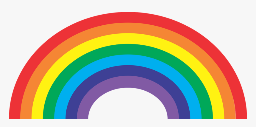 Arcoiris Por Defecto Colores - Clipart Rainbow, HD Png Download, Free Download