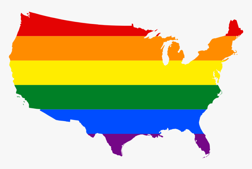Boston Lesbian Aging Event - Gay America Map, HD Png Download, Free Download