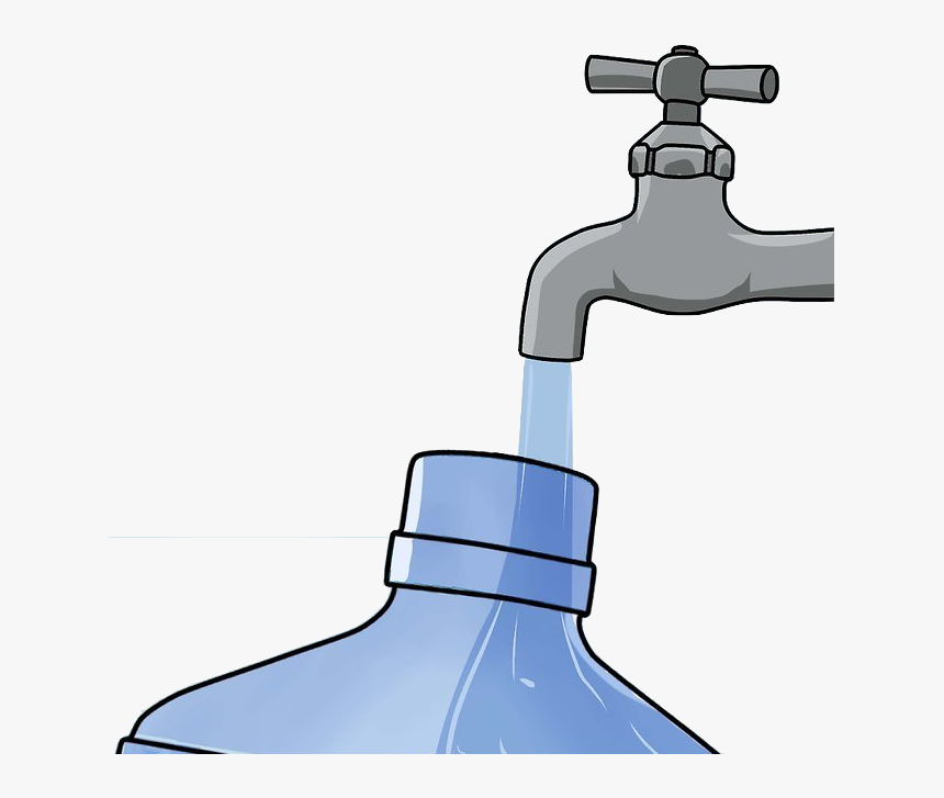 Transparent Water Tap Clipart - Fill It With Water Clipart, HD Png Download, Free Download