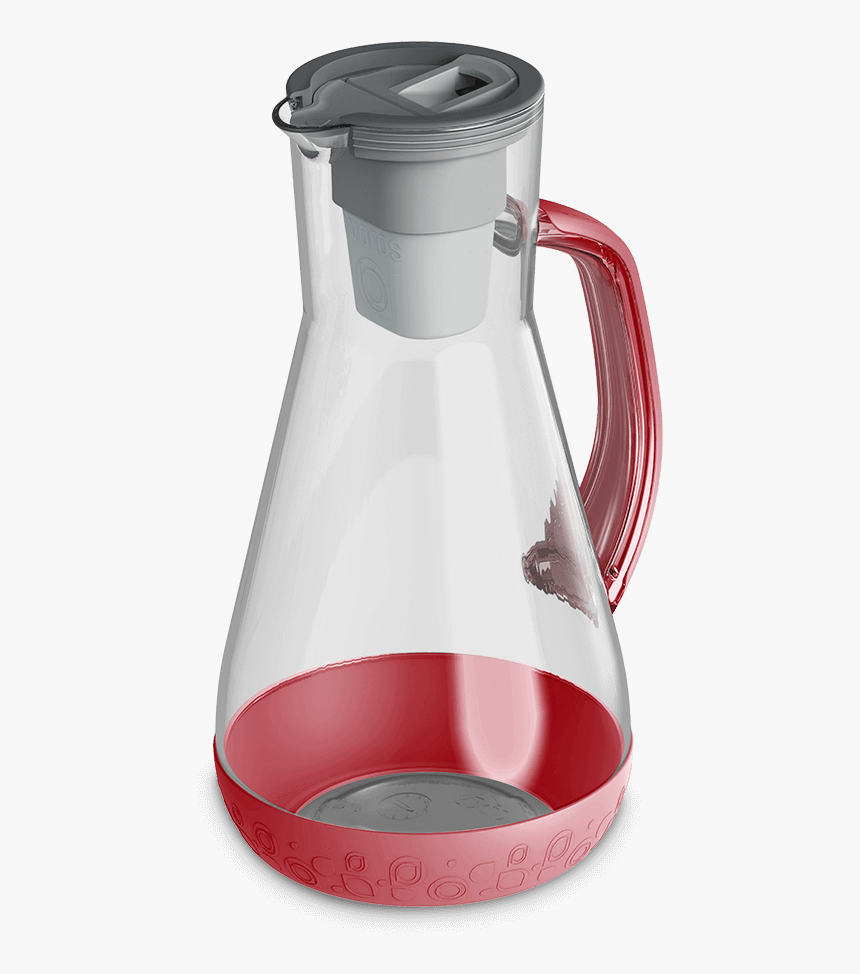 64 Oz Water Pitcher Red With Filter"
 Class= - Kettle, HD Png Download, Free Download