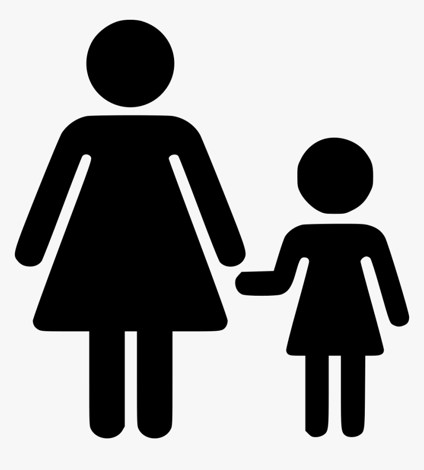 Mother Daughter - Mother And Daughter Clip Art, HD Png Download, Free Download