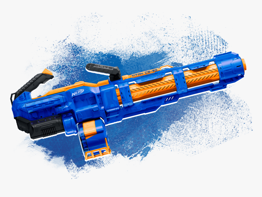 Blaster - Nerf Elite Titan Cs 50, HD Png Download, Free Download