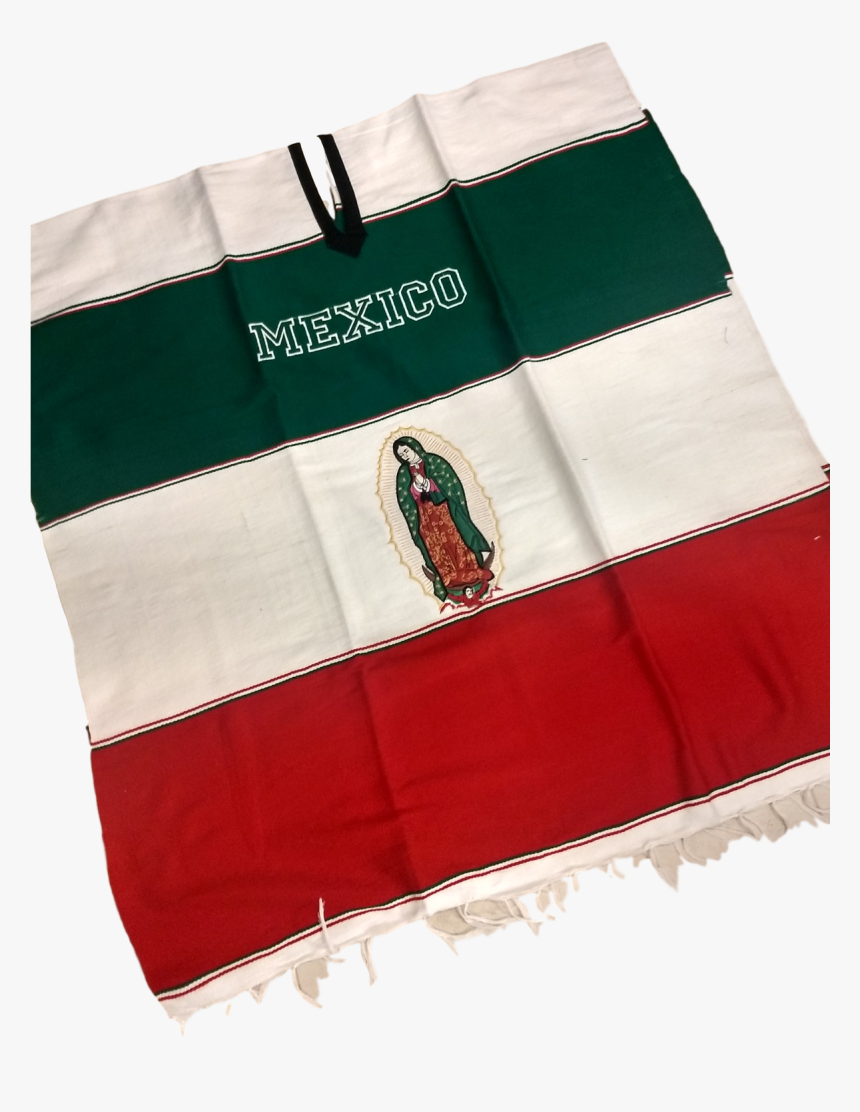 Poncho Mexicano Con La Virgen De Guadalupe, HD Png Download, Free Download
