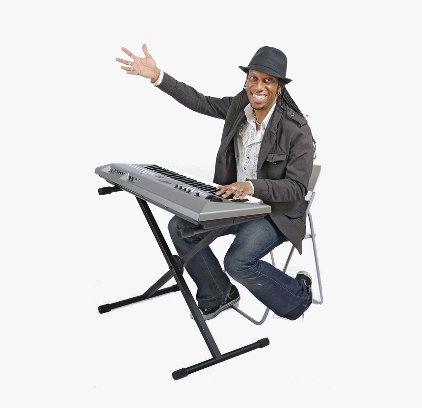 Piano & Keyboard Image - Keyboard Player Png, Transparent Png, Free Download