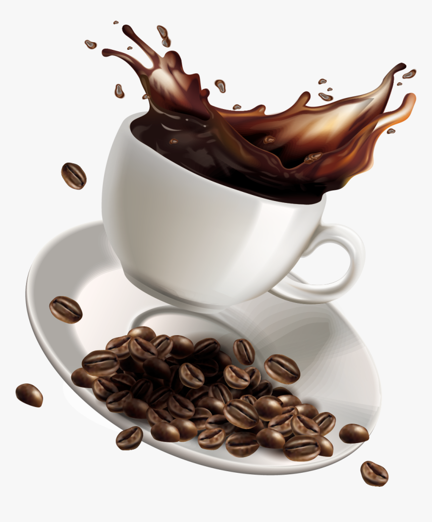 Coffee Instant Splash Vector Of White Cafe Clipart - Transparent Png Coffee Png, Png Download, Free Download