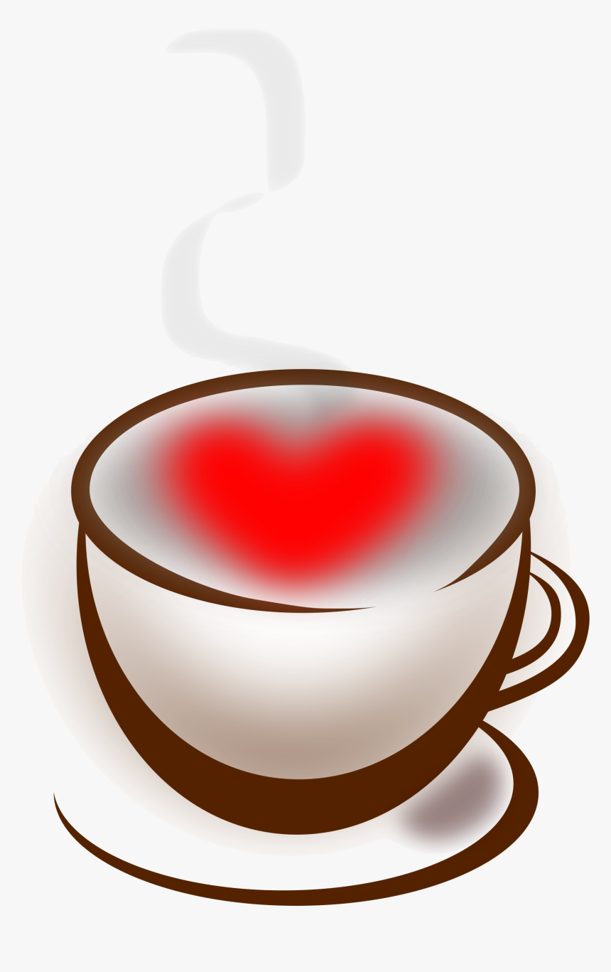 Coffee Clipart Love Cafe Con Amor Image Transparent - Love Coffee Clip Art, HD Png Download, Free Download