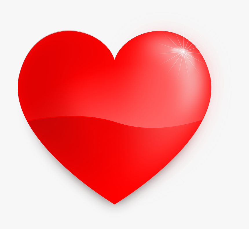 Funky Clipart Cute Heart Outline - 3d Heart Vector Png, Transparent Png, Free Download