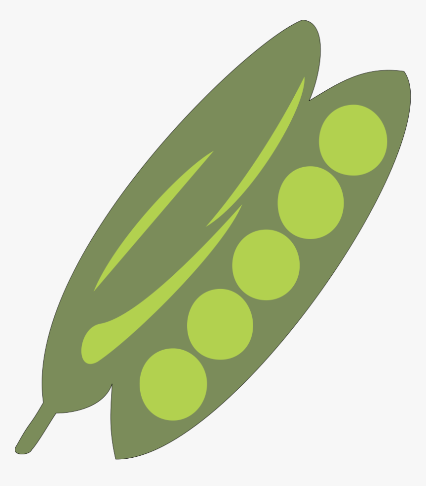 Vector Vegetables Transparent Peas In A Pod Clipart - Pea Pods Free Clip Art, HD Png Download, Free Download