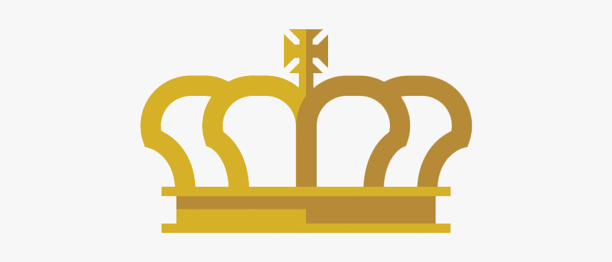 Crown Euclidean Vector - 2d Gold Crown Black Background, HD Png Download, Free Download