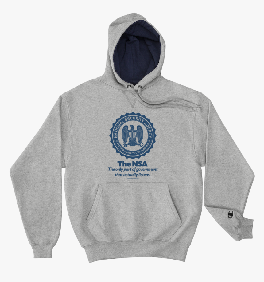 The Nsa Champion Heavy Pullover Hoodie - Champion Hoodie, HD Png Download, Free Download