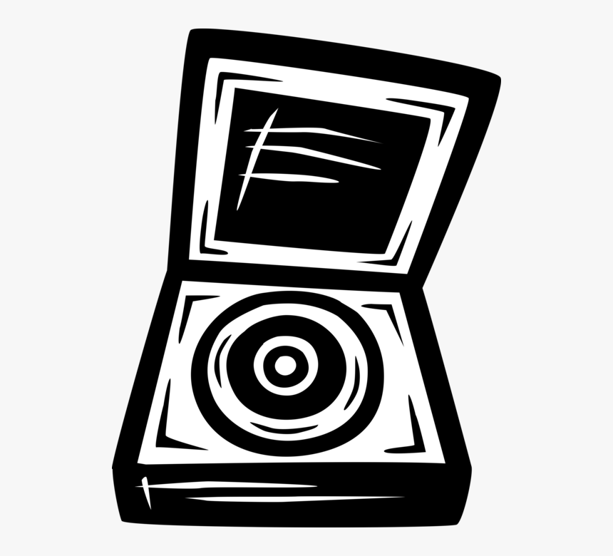Vector Illustration Of Phonograph Record Player Turntable, HD Png Download, Free Download