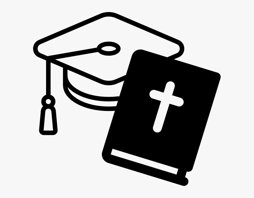 Transparent Graduation Cap - Graduation Cap And Bible, HD Png Download, Free Download