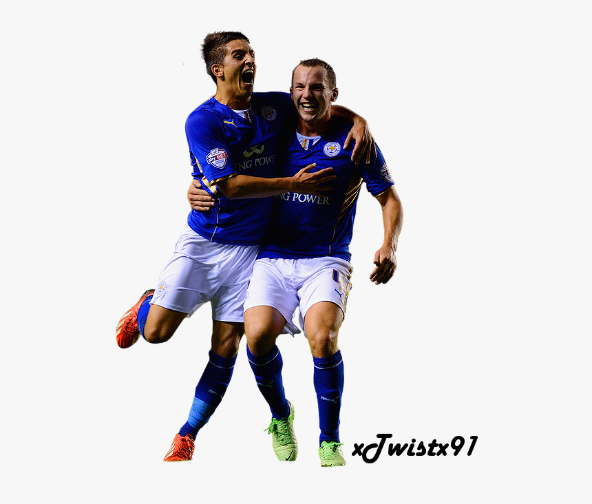 Anthony Knockaert & Danny Drinkwater - Kick Up A Soccer Ball, HD Png Download, Free Download