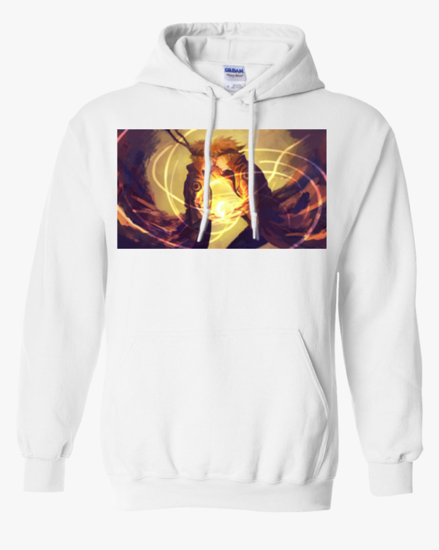 Naruto Naruto And Minato Hoodies Sweatshirts - Blank White Gildan Hoodie, HD Png Download, Free Download