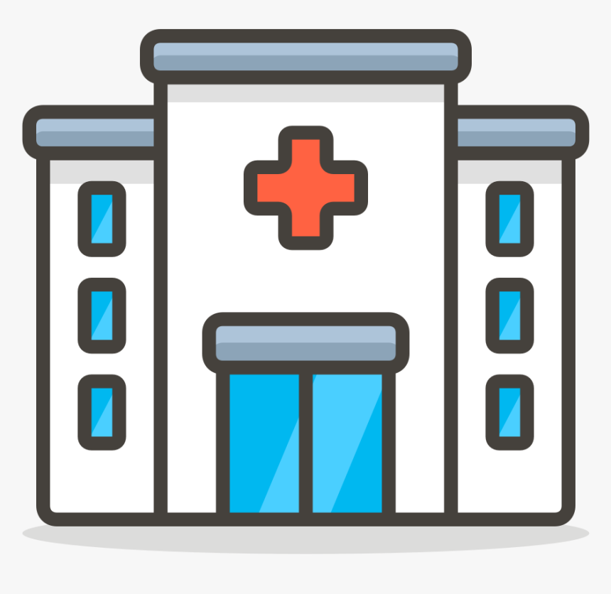 ไฟล์ - 588-hospital - Svg - Hospital Emoji, HD Png Download, Free Download