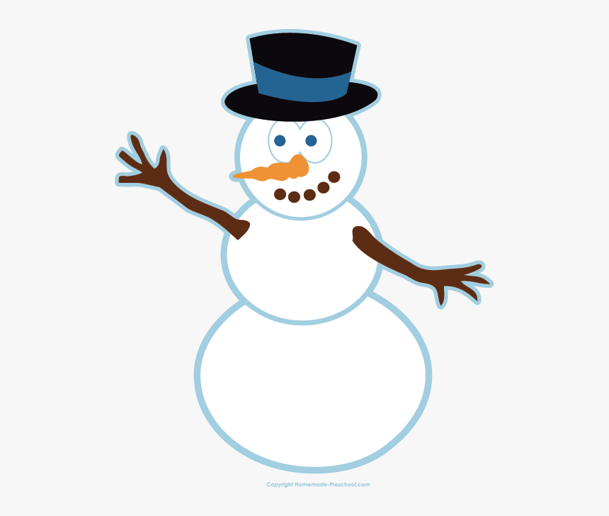 Click To Save Image - Clip Art Snowman, HD Png Download, Free Download