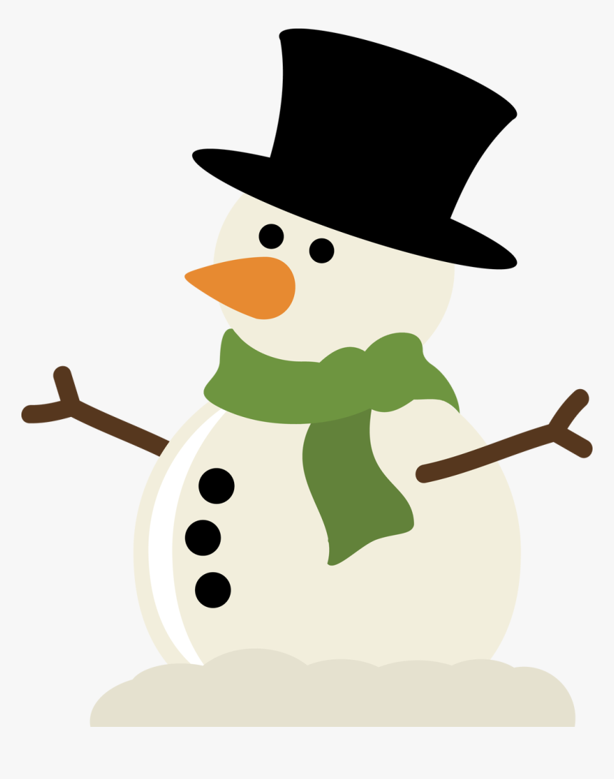 Snowman Clipart Svg - Snowman Clipart, HD Png Download, Free Download