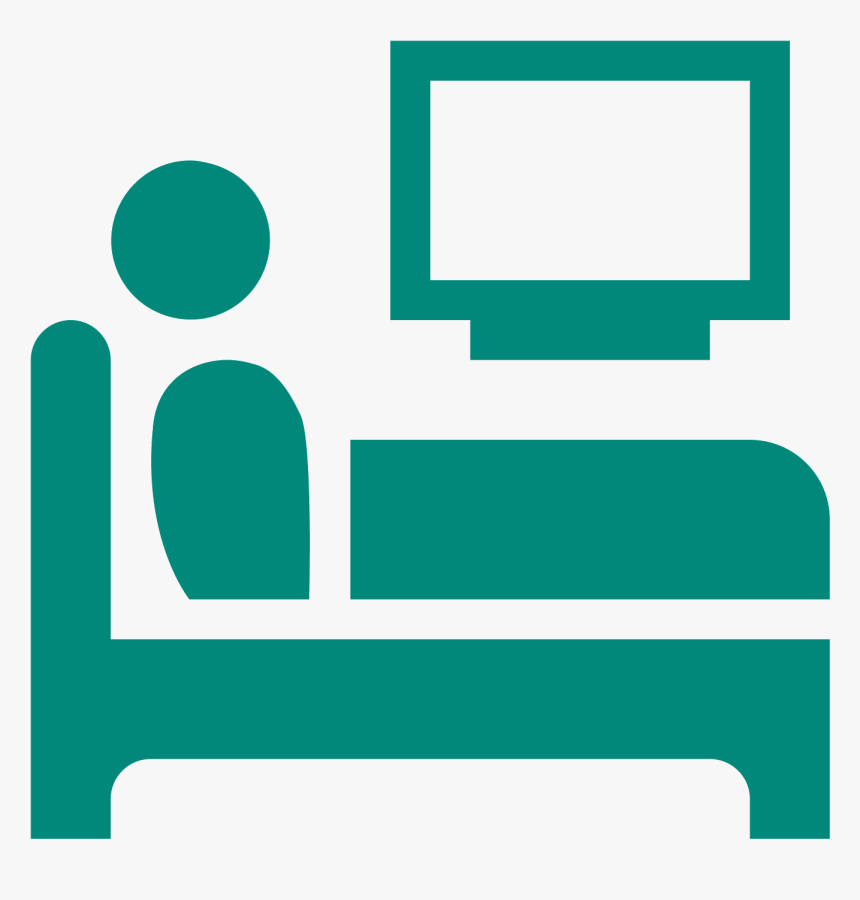 Clipart Sleeping Hospital Bed - Malade Png, Transparent Png, Free Download