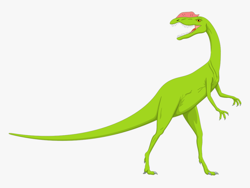 Dinosaur, Reptile, Ancient, Prehistoric, Lizard, Dino - Small Dinosaur With Long Neck, HD Png Download, Free Download