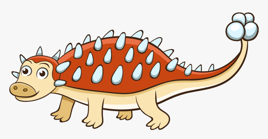 Dinosaurs Clipart Water Dinosaur - Euoplocephalus Cartoon, HD Png Download, Free Download