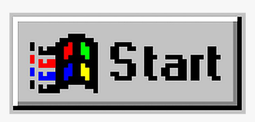 #startbutton #windows #windows98 #vaporwave #aesthetic - Windows Start Button Evolution, HD Png Download, Free Download