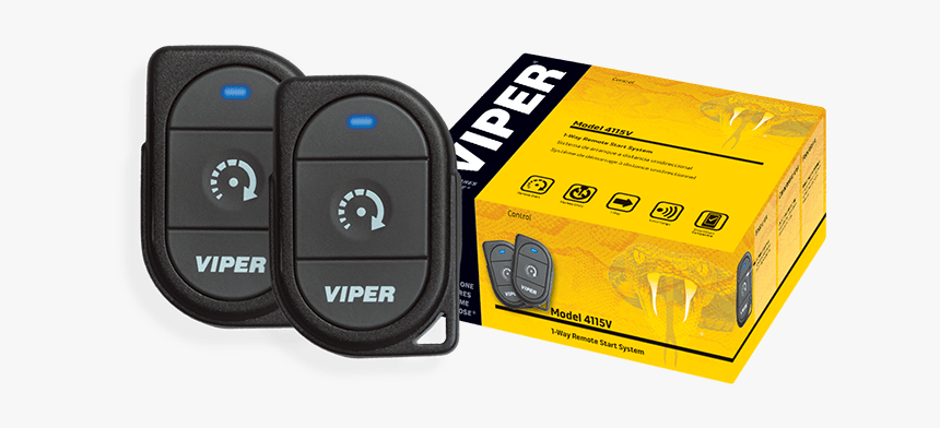 Viper Basic 1-way One Button Remote Start System - Viper 4115v, HD Png Download, Free Download