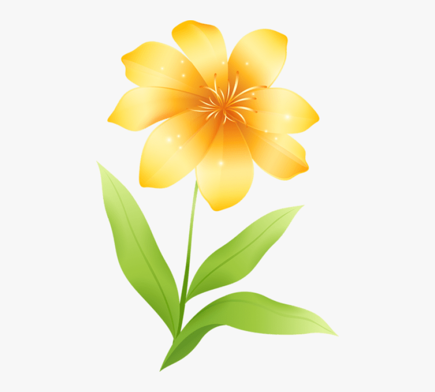 Yellow Flower Png - Png Flower Clip Art, Transparent Png, Free Download