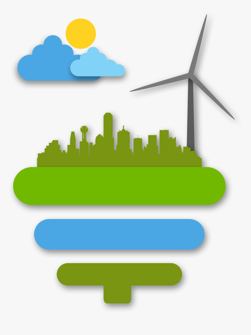 Renewable Wind Dallas - Wind Turbine, HD Png Download, Free Download