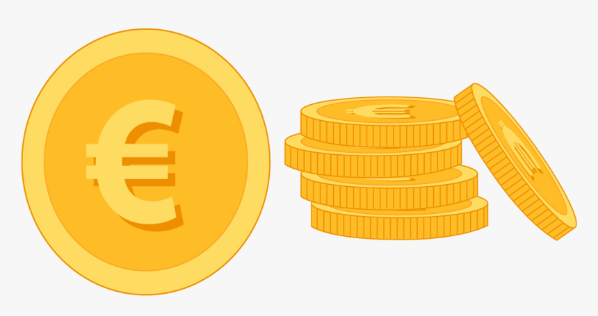 Coins Png Free Images - Coins Euro Png, Transparent Png, Free Download