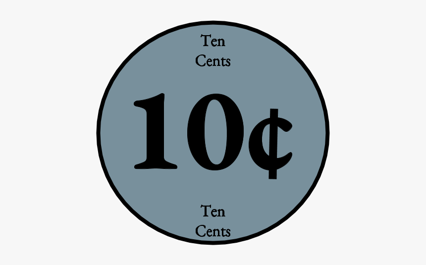 Ten Cent, 10, Dime - Graduate Clip Art, HD Png Download, Free Download