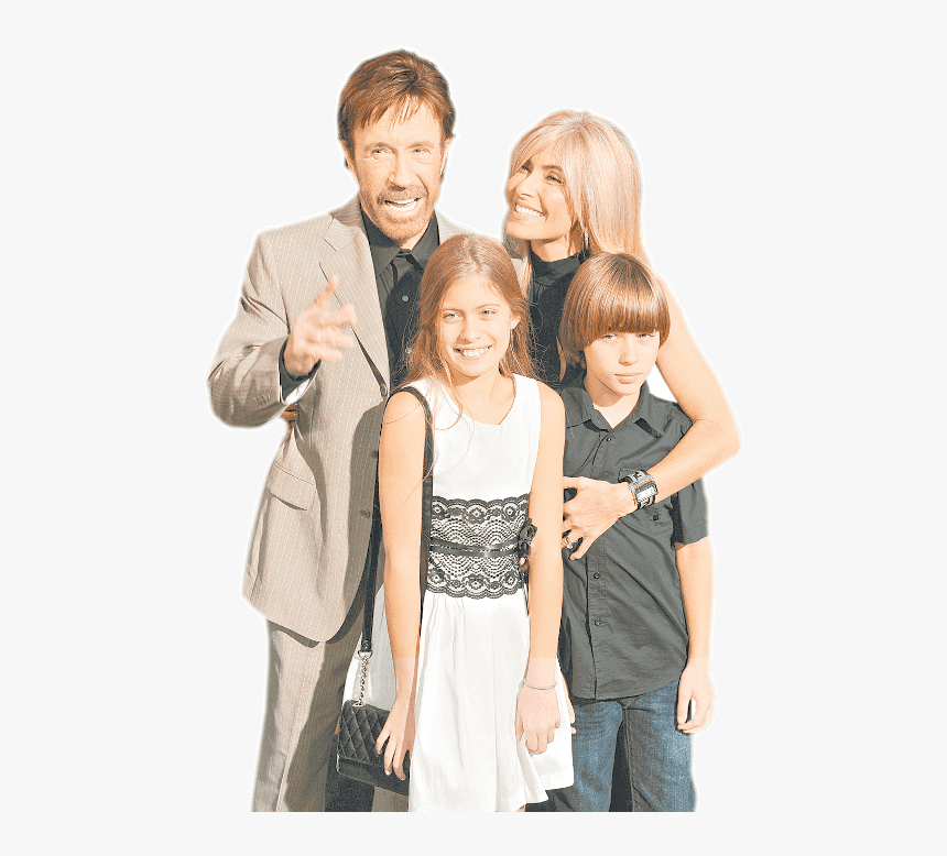 Chuck Norris And Family - Chuck Norris Against All Odds, HD Png Download, Free Download