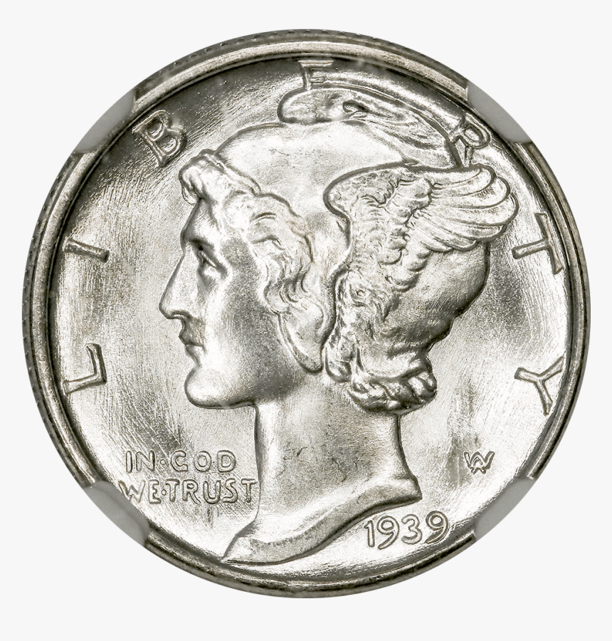 1939 Mercury Dime - Quarter, HD Png Download, Free Download