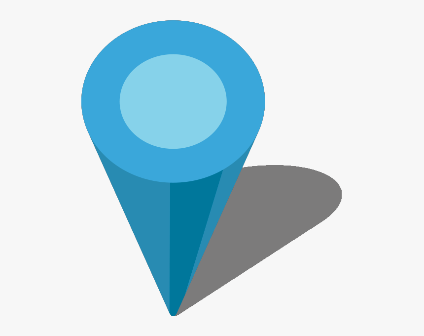 Location Map Pin Light Blue7 - Light Blue Location Symbol, HD Png Download, Free Download