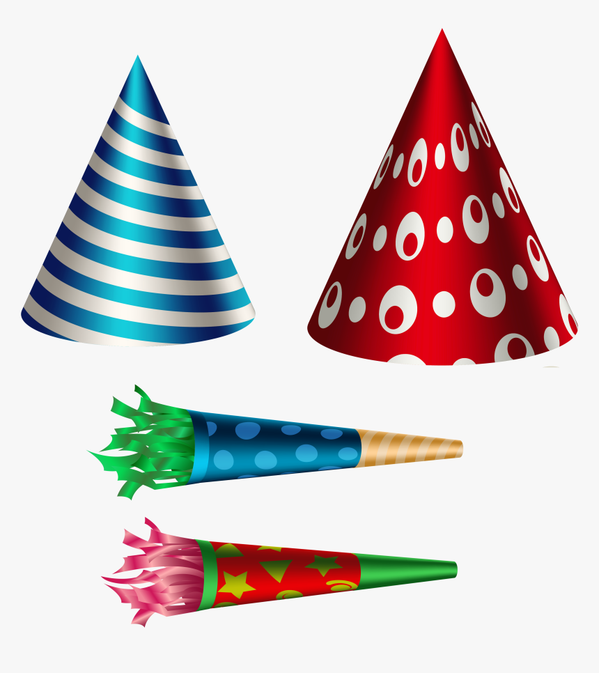 Party Set Transparent Png - Creative Birthday Party Hats, Png Download, Free Download