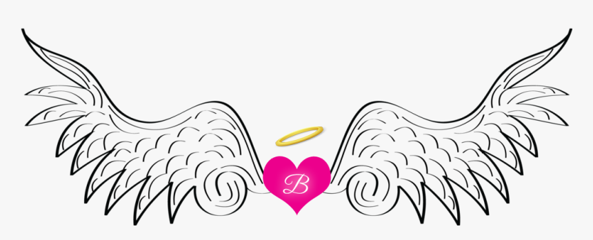 B Angel Wings - Angel Wings Png Clipart, Transparent Png, Free Download