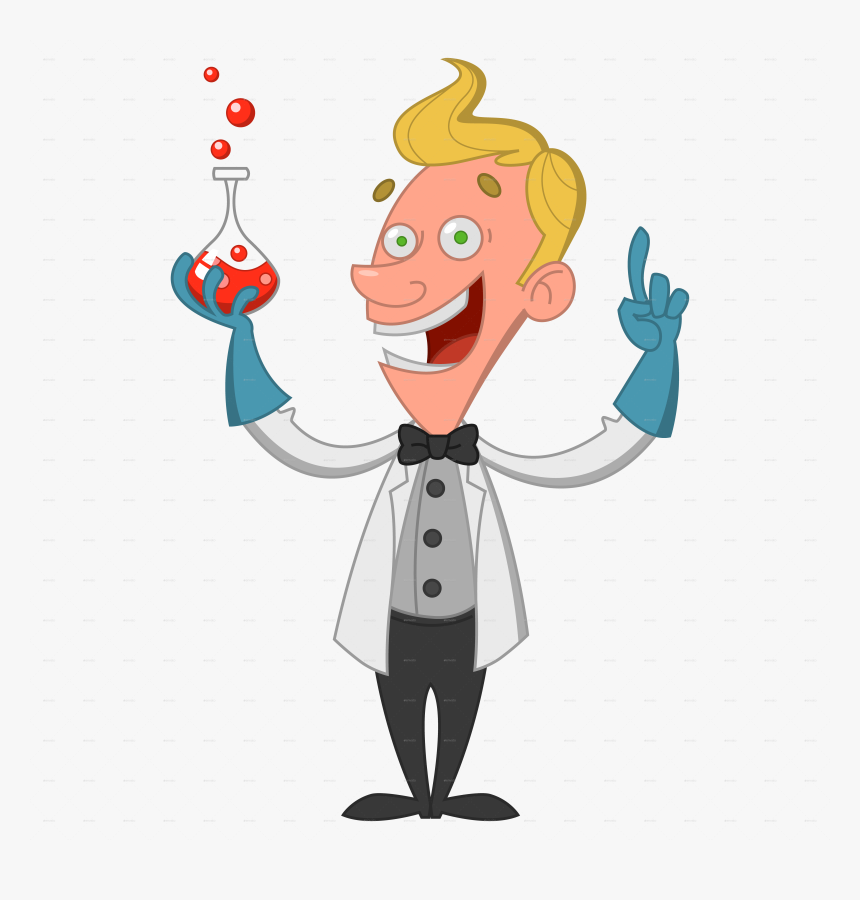 Scientist Cartoon Chemist Download Free Image Clipart - Scientist Cartoon Png, Transparent Png, Free Download