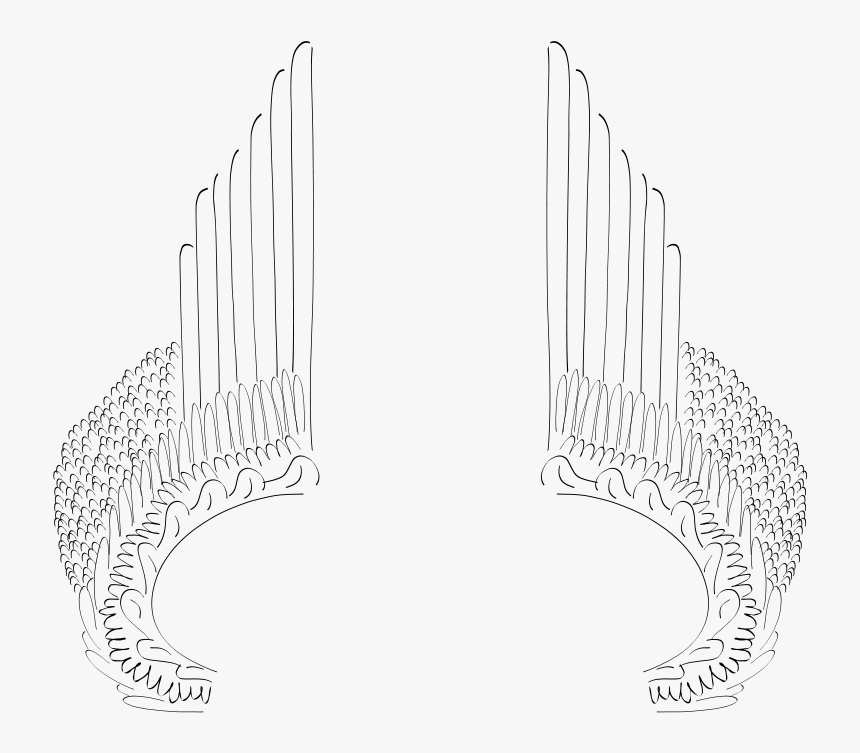 Free Wings Up - Drawing, HD Png Download, Free Download