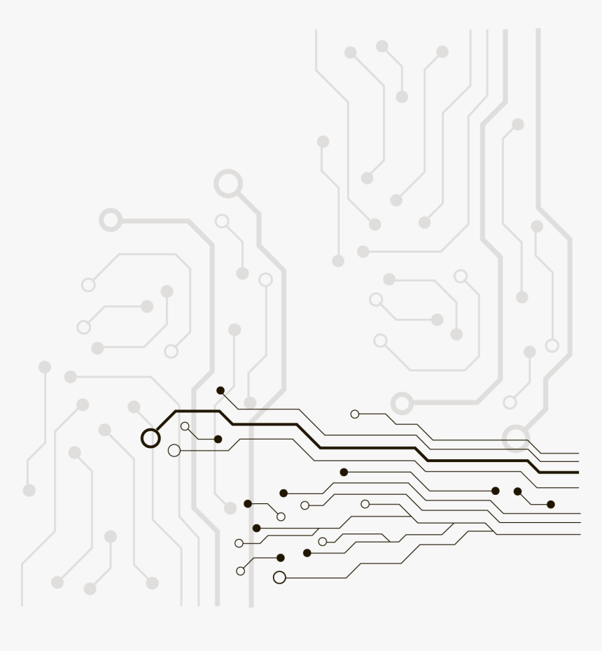 Network Vector Electrical Board Circuit Design Electronics - 전자 회로 일러스트, HD Png Download, Free Download