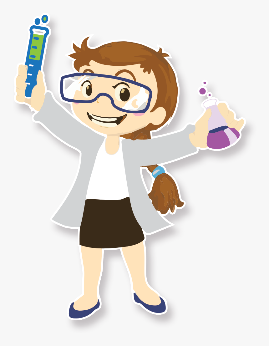 New York State Museum Scientist Science Woman Clip - Girl Scientist Cartoon Character, HD Png Download, Free Download