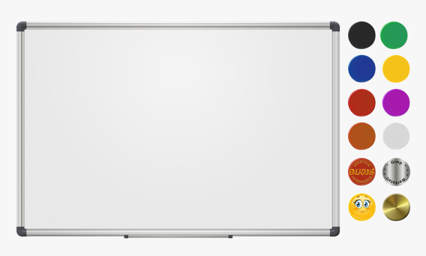 Magnetic Board, Magnets, Isolated, Whiteboard - Led-backlit Lcd Display, HD Png Download, Free Download