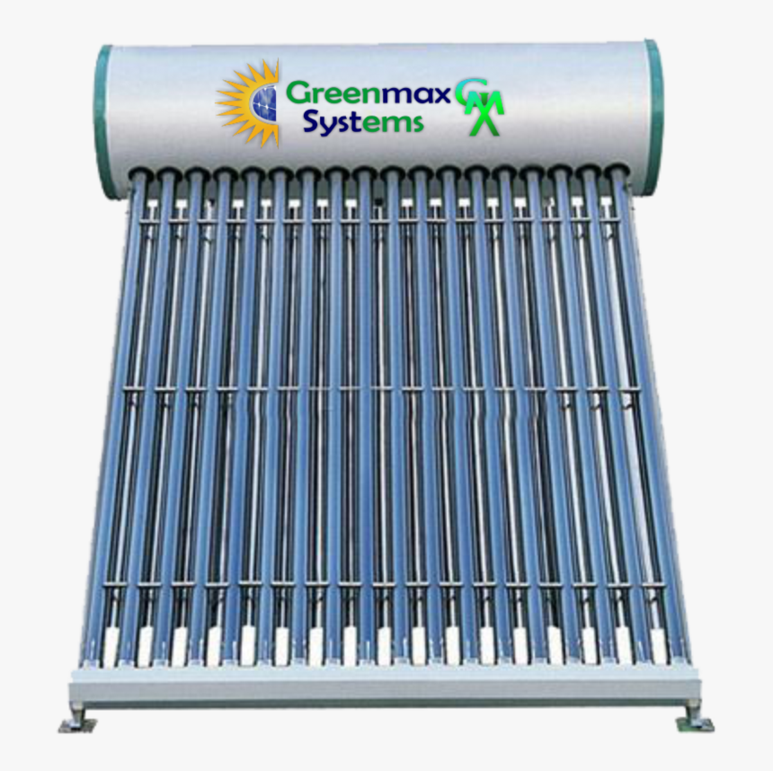 Solar Water Heater - Solar Water Heater Front View, HD Png Download, Free Download