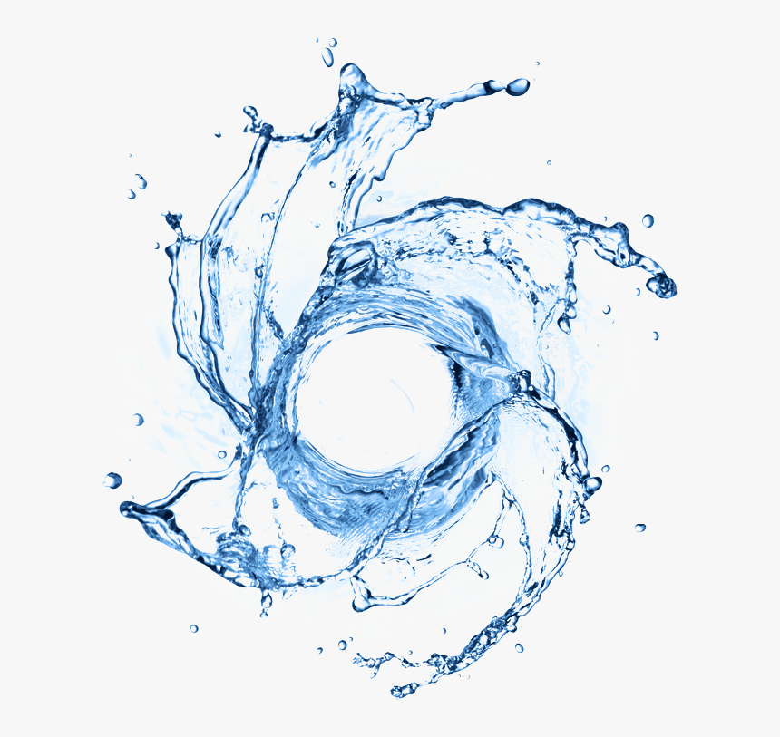 Splash - Water Splash Plan View Png, Transparent Png, Free Download