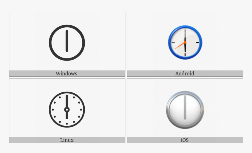 Clock Face Six Oclock On Various Operating Systems - Circle, HD Png Download, Free Download