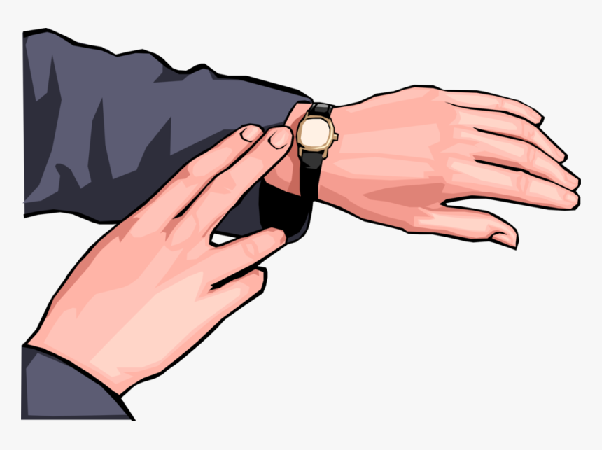 Hands Check Time - Hands Check Time Png, Transparent Png, Free Download
