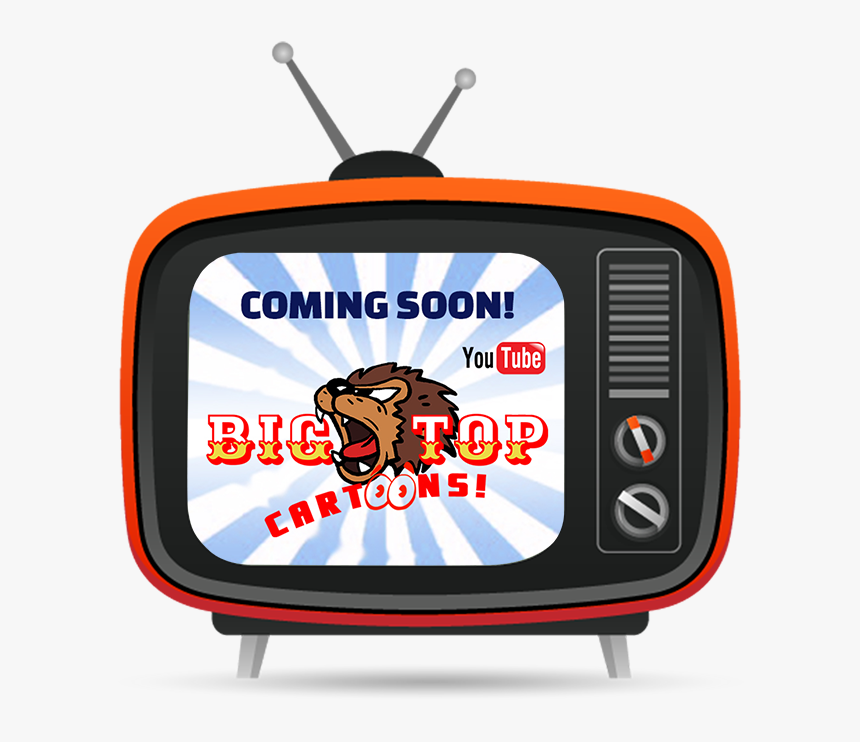 Big Top Retro Tv W Big Top Small - Background Tv Vector Transparent, HD Png Download, Free Download