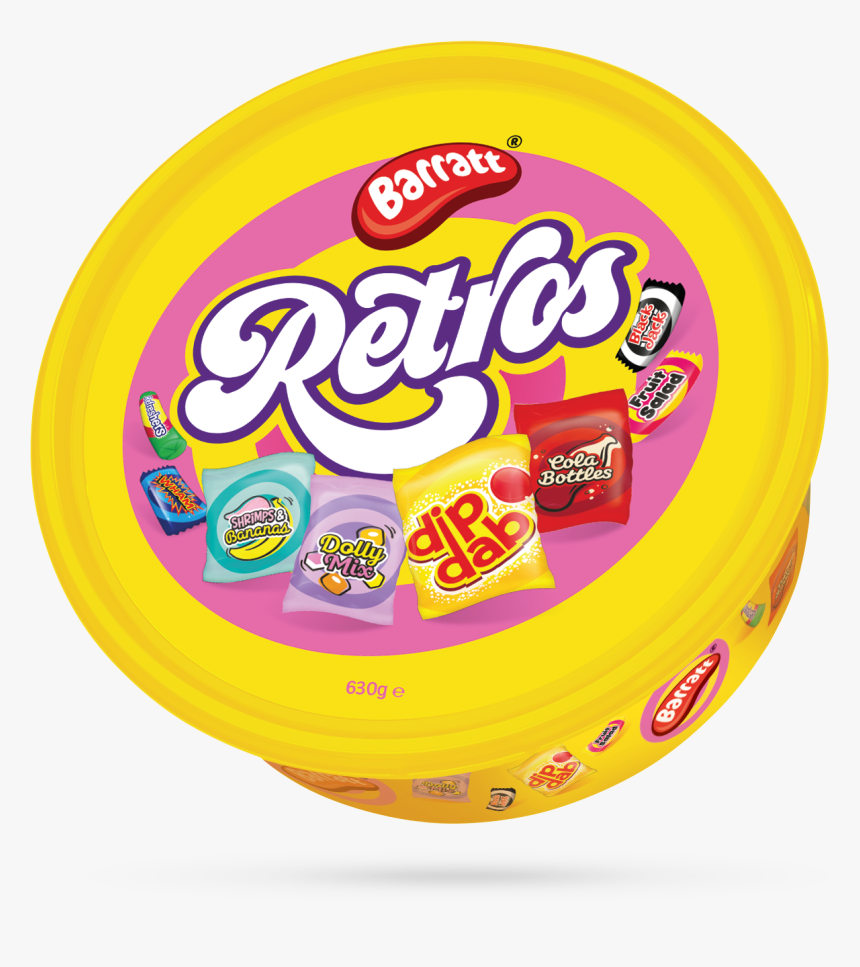 This Tub Is Available For Just £3 - Barratts Retro Sweets Tub, HD Png Download, Free Download