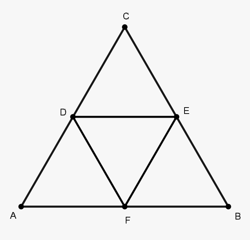 The Midpoints Of The Sides Of An Equilateral Triangle, - Nitrobenzen, HD Png Download, Free Download