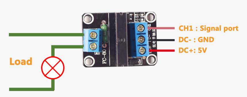 Wire A Solid State Relay, HD Png Download, Free Download