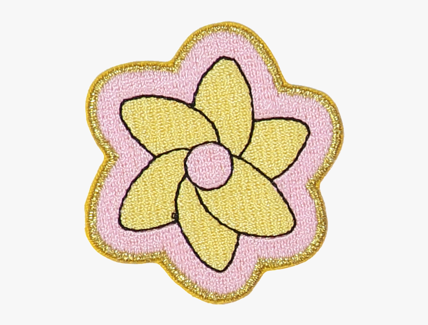 Daffodil Flower Sticker Patch - Stitch, HD Png Download, Free Download